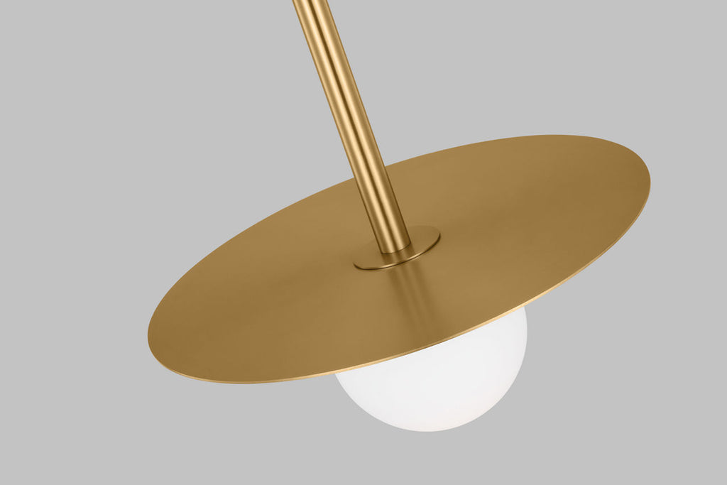 Nodes Large Pendant Burnished Brass