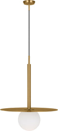 Nodes Large Pendant Burnished Brass