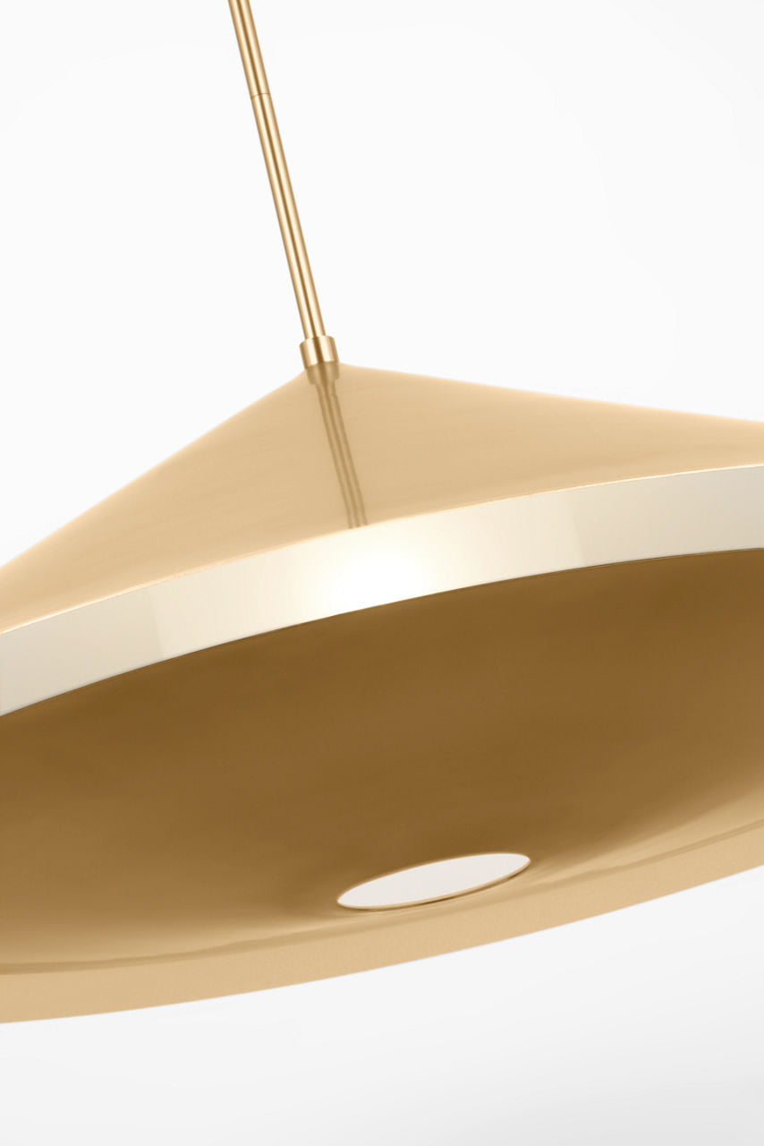 Echo Large Pendant Burnished Brass