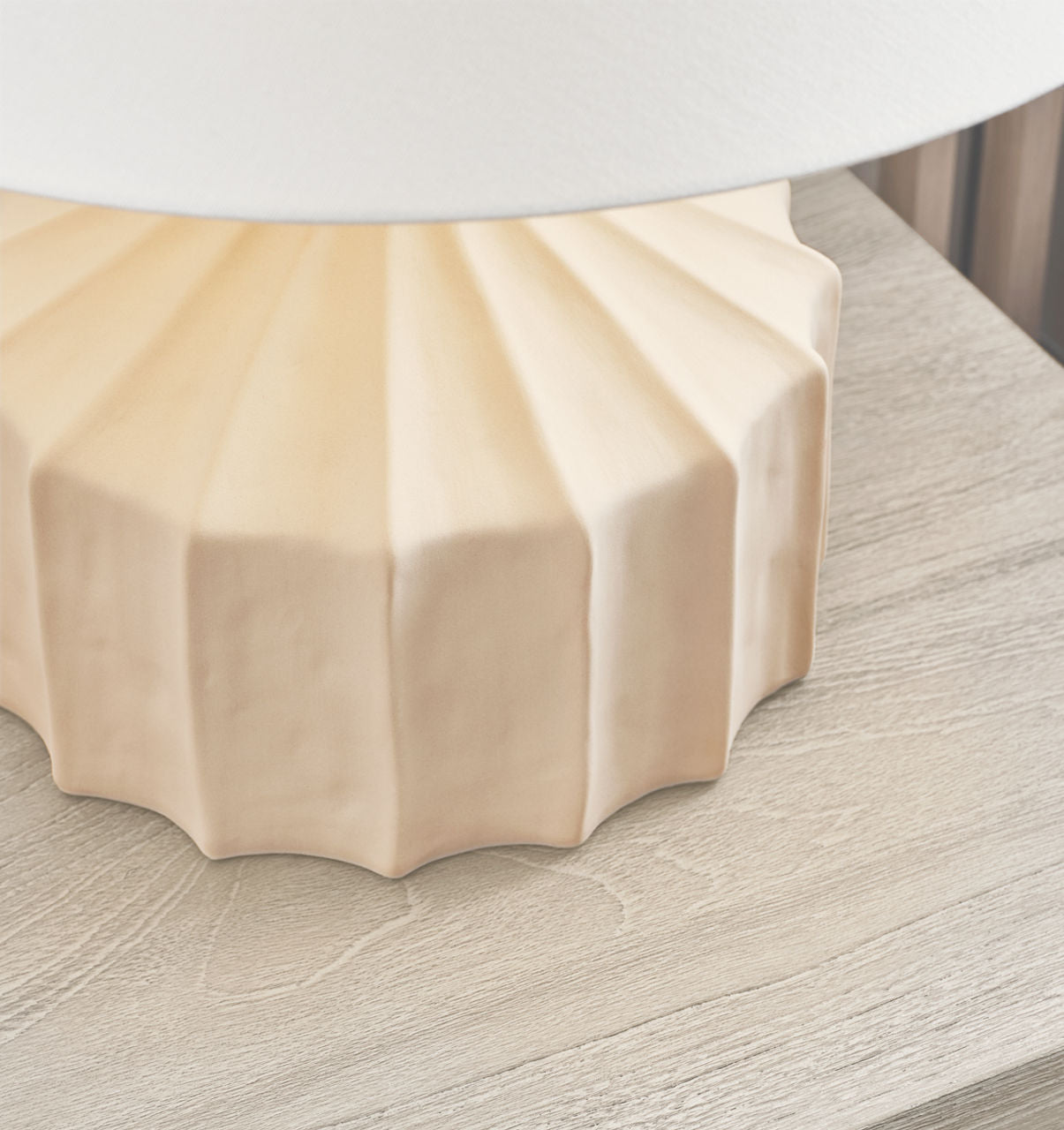 Veneto Medium Table Lamp Matte Concrete Bulbs Inc