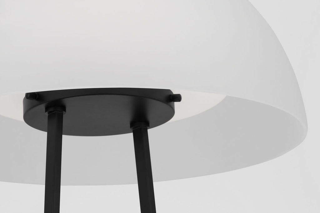 Nido Floor Lamp Midnight Black Bulbs Inc