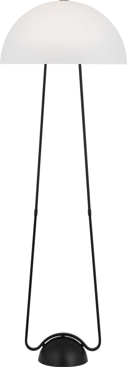 Nido Floor Lamp Midnight Black Bulbs Inc