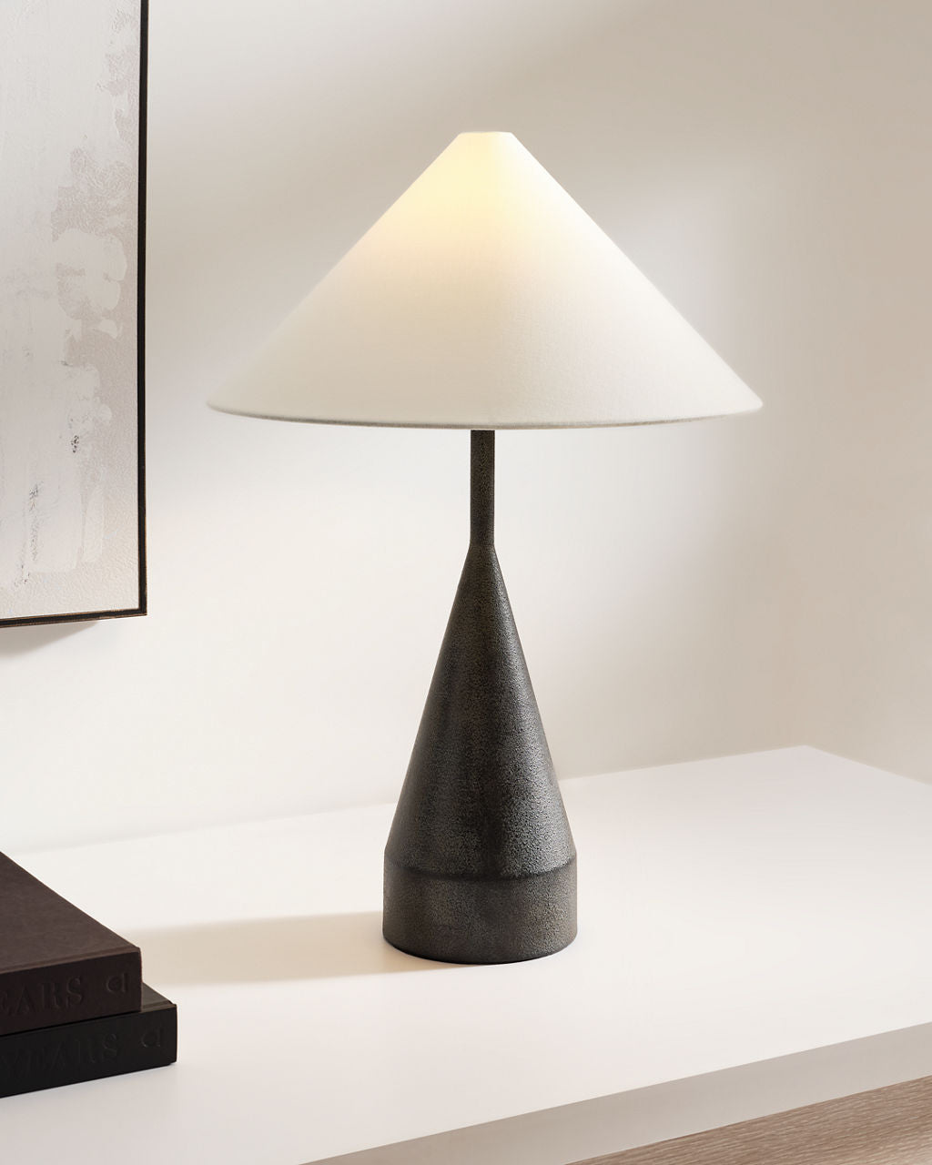 Brachion Medium Table Lamp Black Pearl