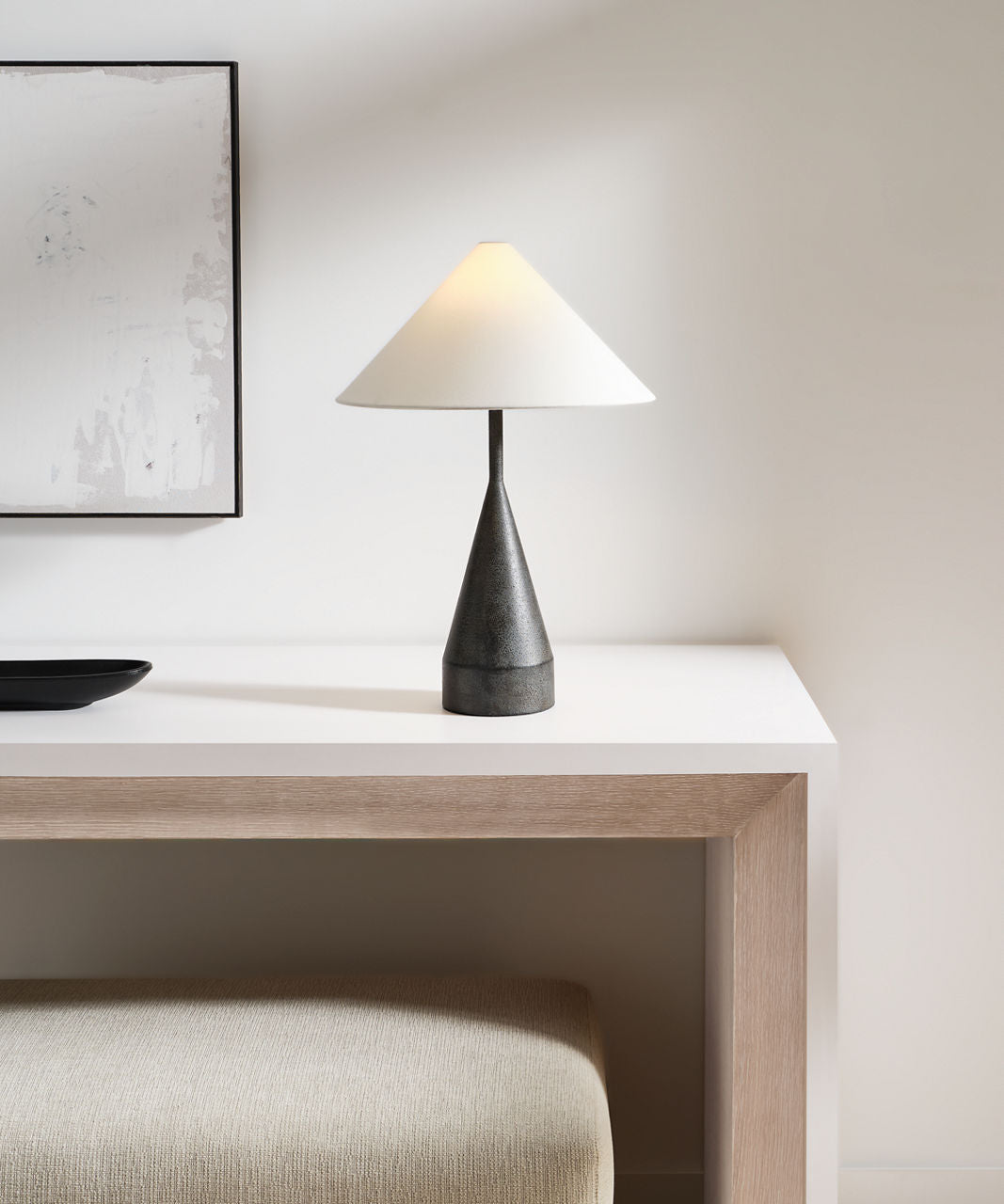 Brachion Medium Table Lamp Black Pearl
