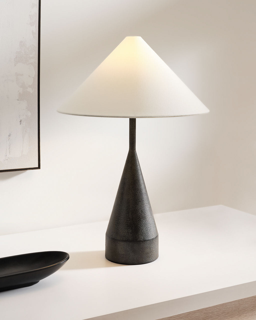 Brachion Medium Table Lamp Black Pearl