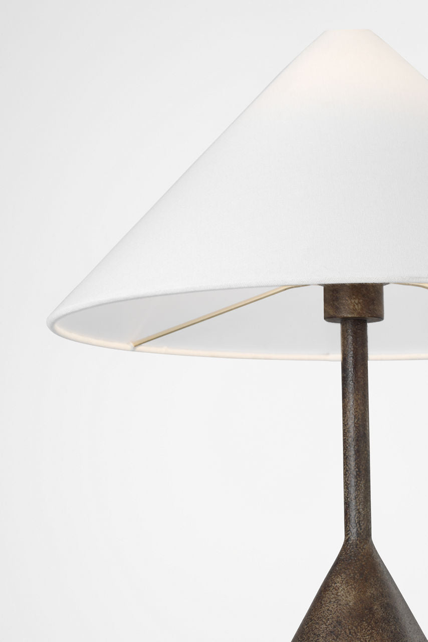Brachion Medium Table Lamp Rustic Bronze