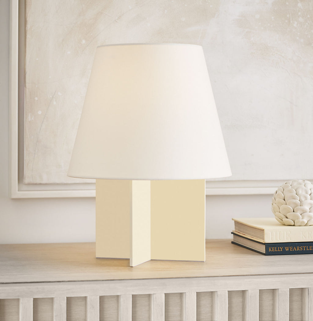 Blocco Small Table Lamp Soft Linen