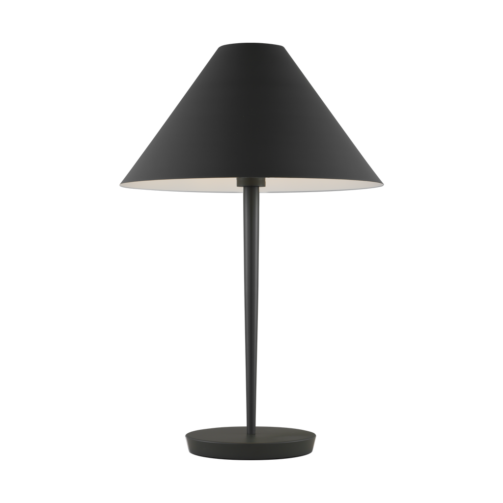 Contra Medium Table Lamp Matte Charcoal Black
