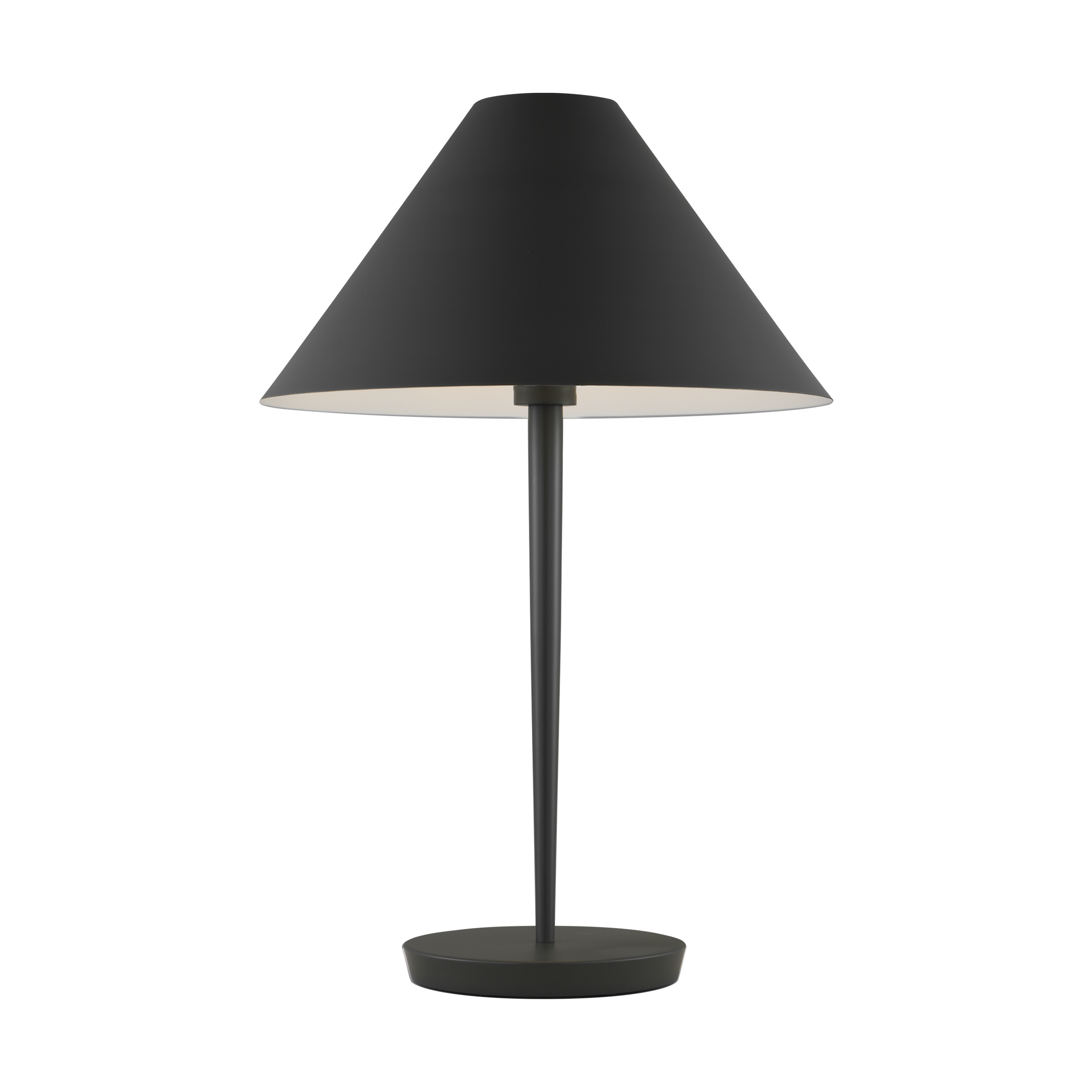 Contra Medium Table Lamp Matte Charcoal Black