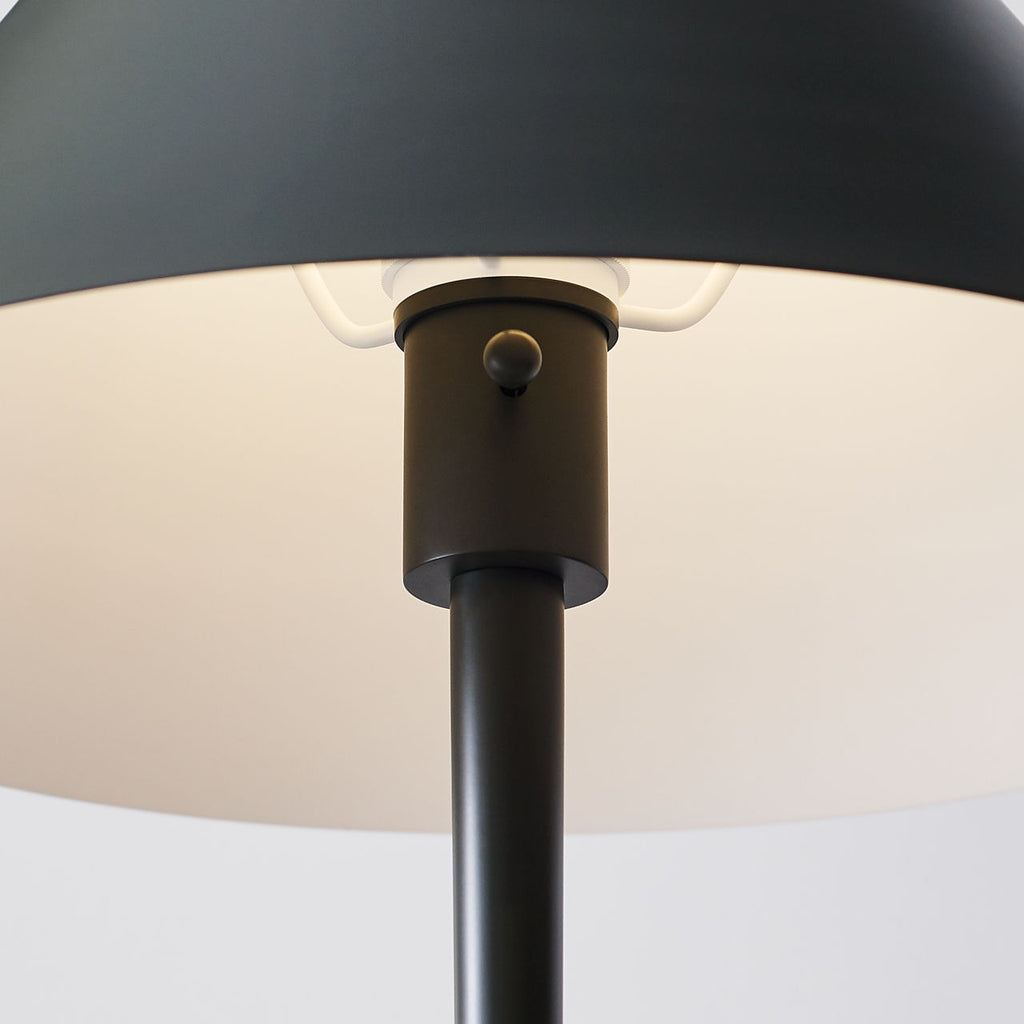 Contra Medium Table Lamp Matte Charcoal Black