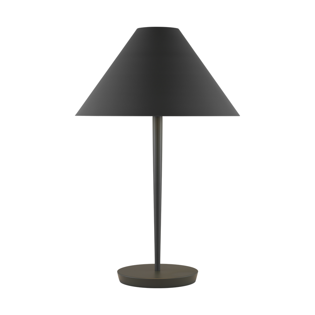 Contra Medium Table Lamp Matte Charcoal Black