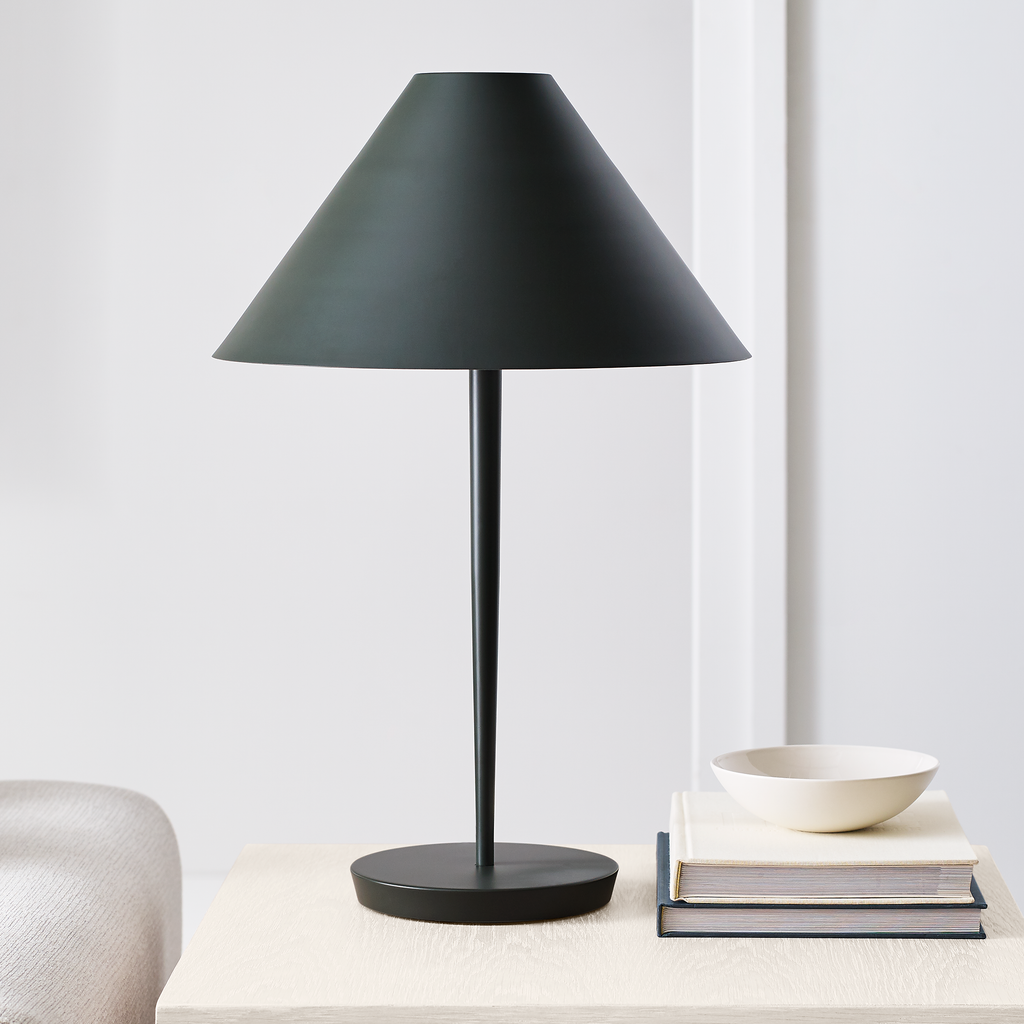 Contra Medium Table Lamp Matte Charcoal Black
