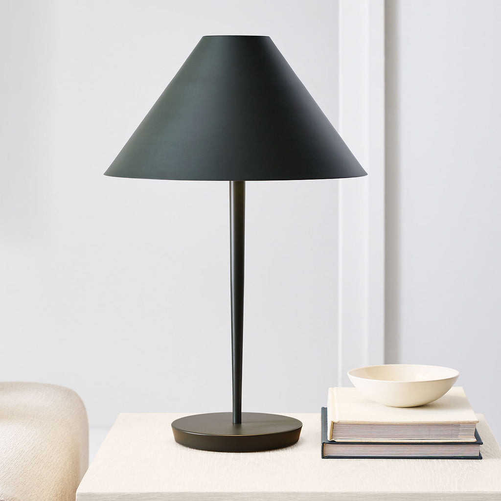 Contra Medium Table Lamp Matte Charcoal Black