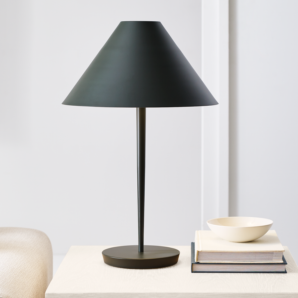 Contra Medium Table Lamp Matte Charcoal Black