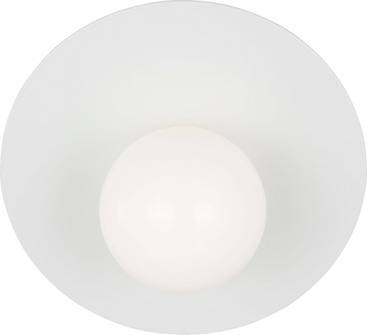 Nodes Large Angled Sconce | Matte White