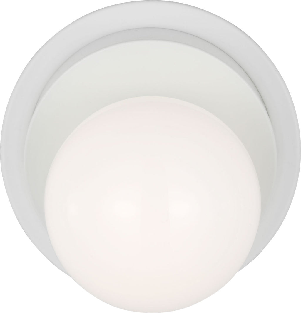 Nodes Large Angled Sconce | Matte White