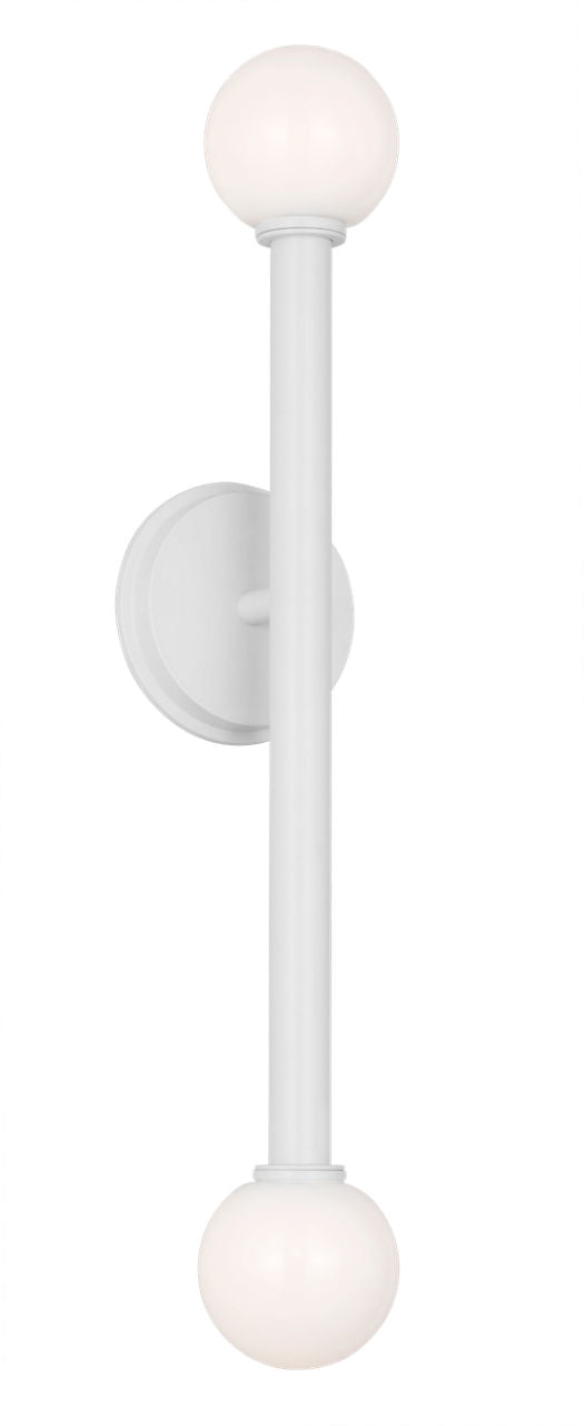 Nodes Double Sconce | Matte White