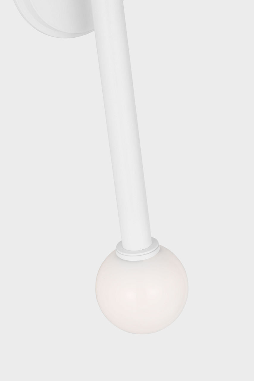 Nodes Double Sconce | Matte White