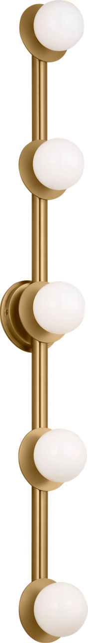 Nodes Extra Large Vanity Burnished Brass