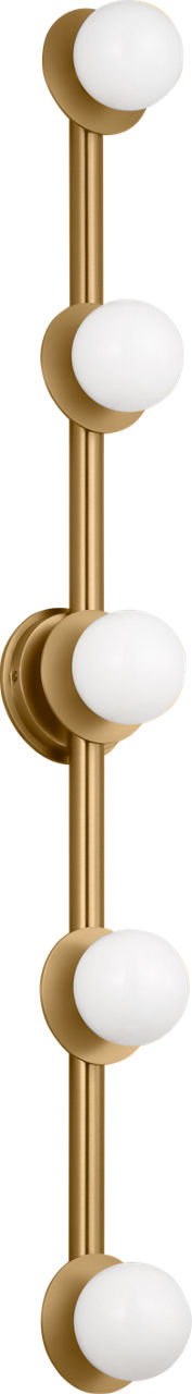 Nodes Extra Large Vanity Burnished Brass