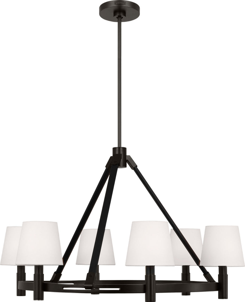 Grayson Large Chandelier Aged Iron