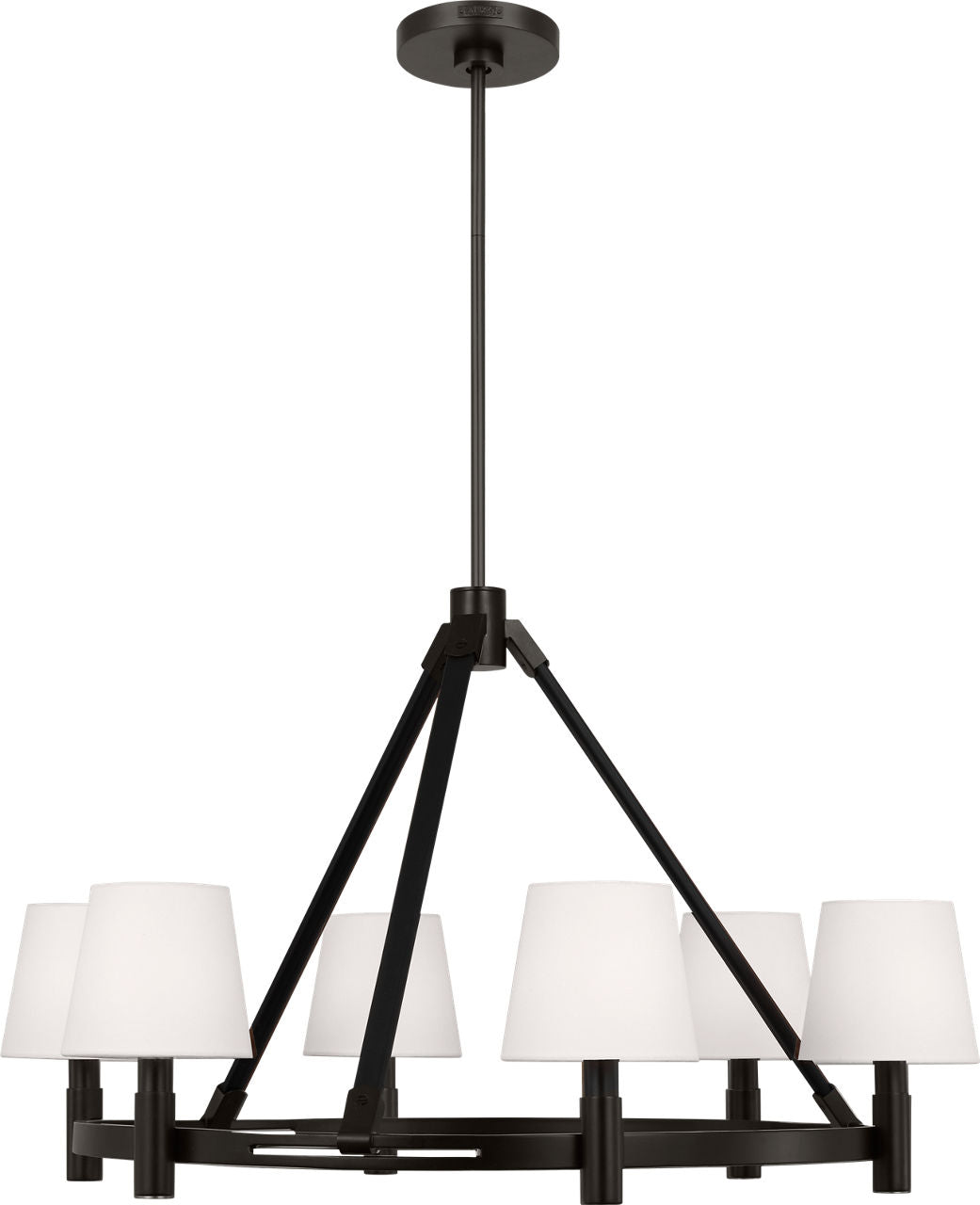 Grayson Large Chandelier Aged Iron