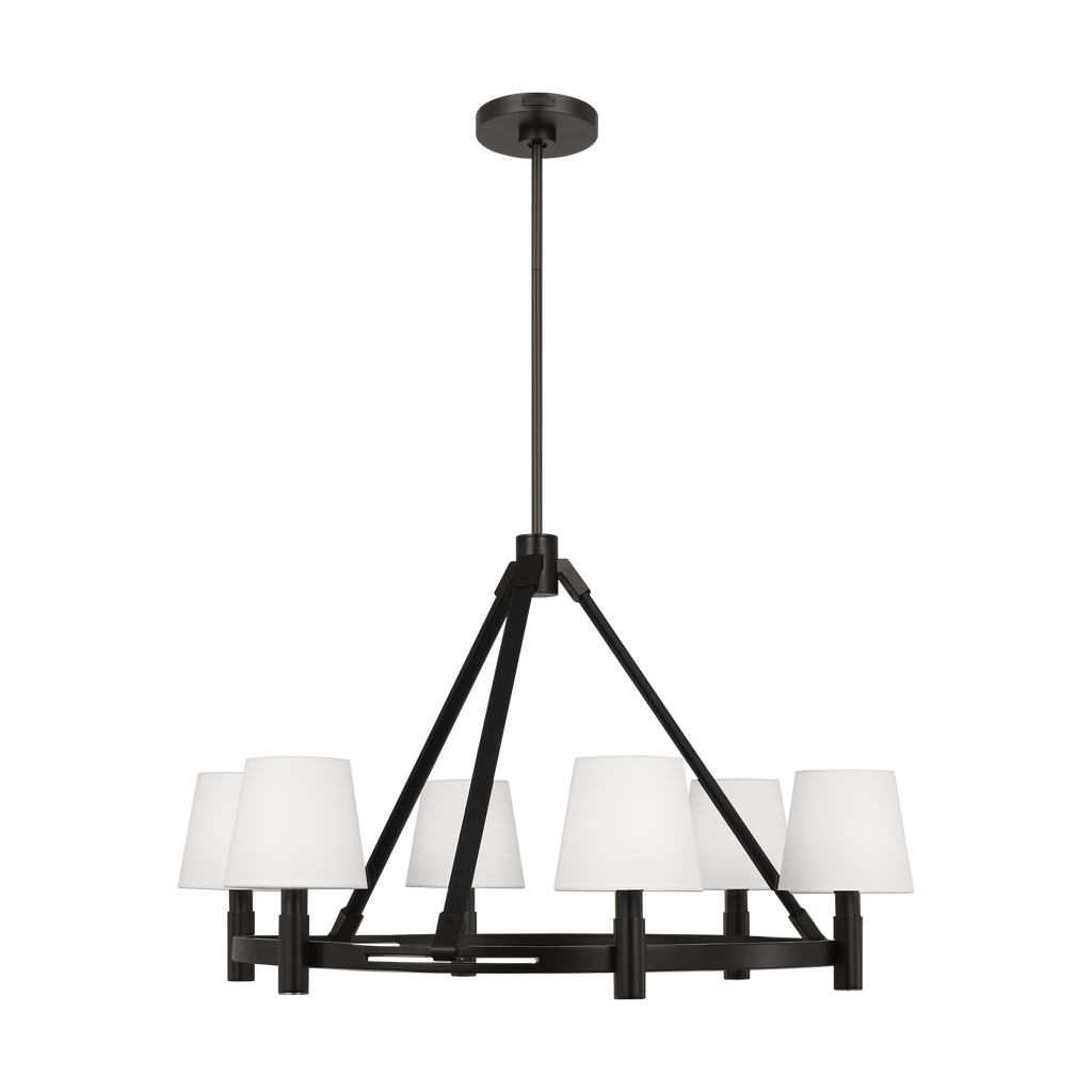 Grayson Large Chandelier Aged Iron