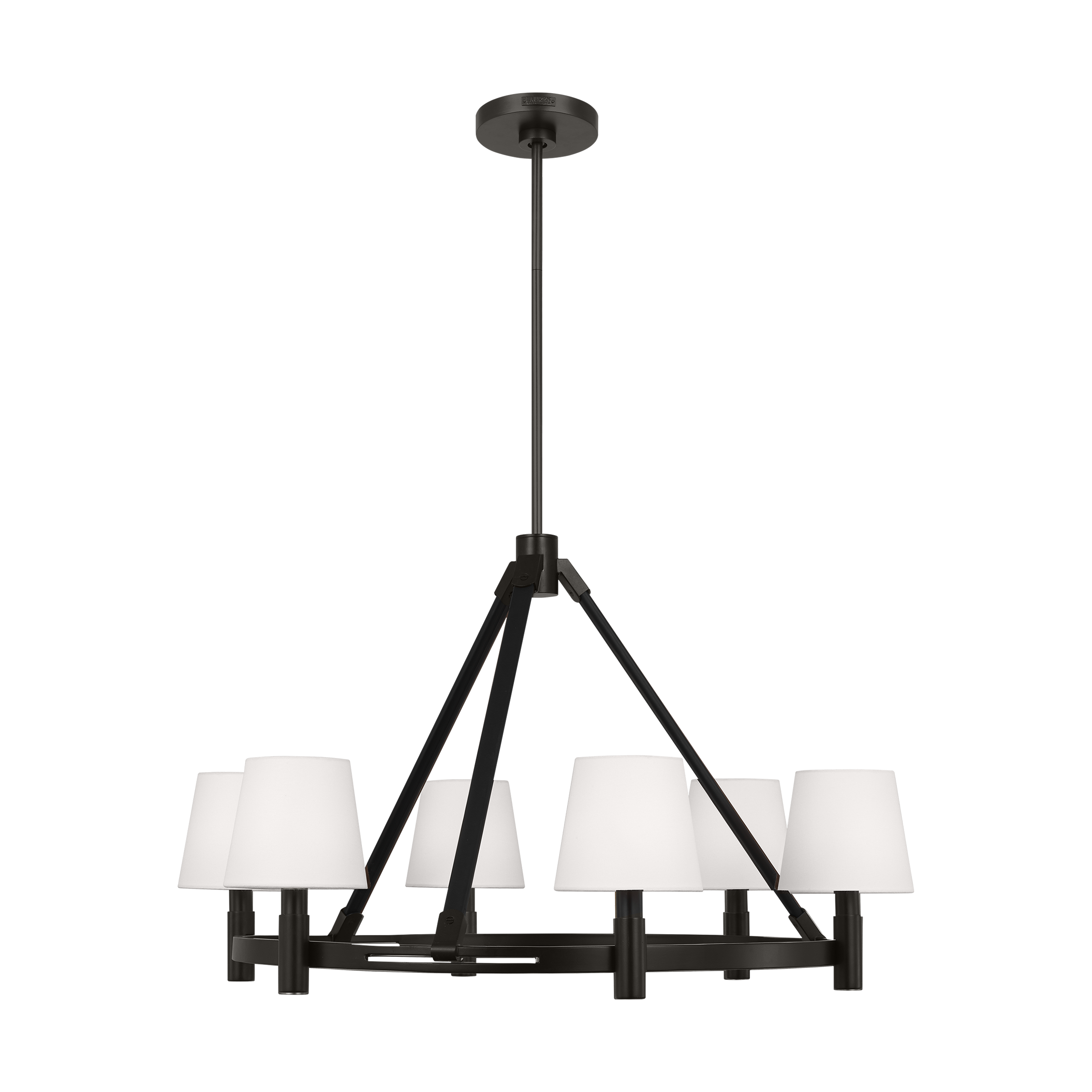 Grayson Large Chandelier Aged Iron