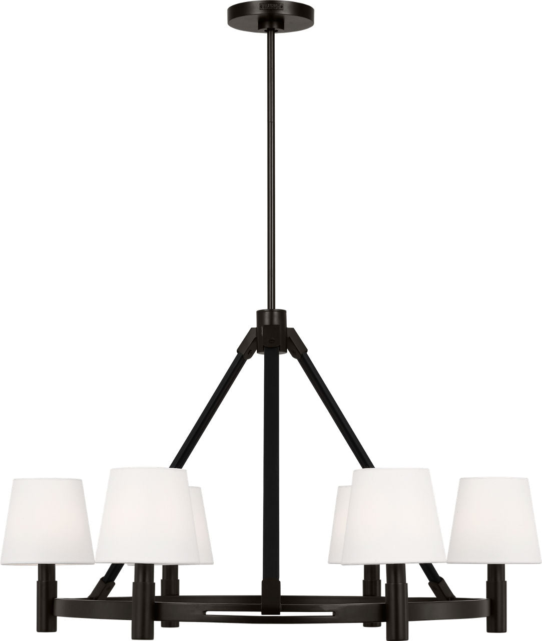 Grayson Large Chandelier Aged Iron