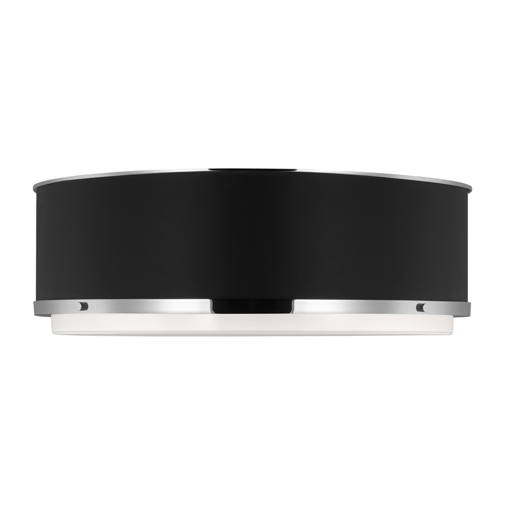 Marlowe Large Flush Mount Polished Nickel