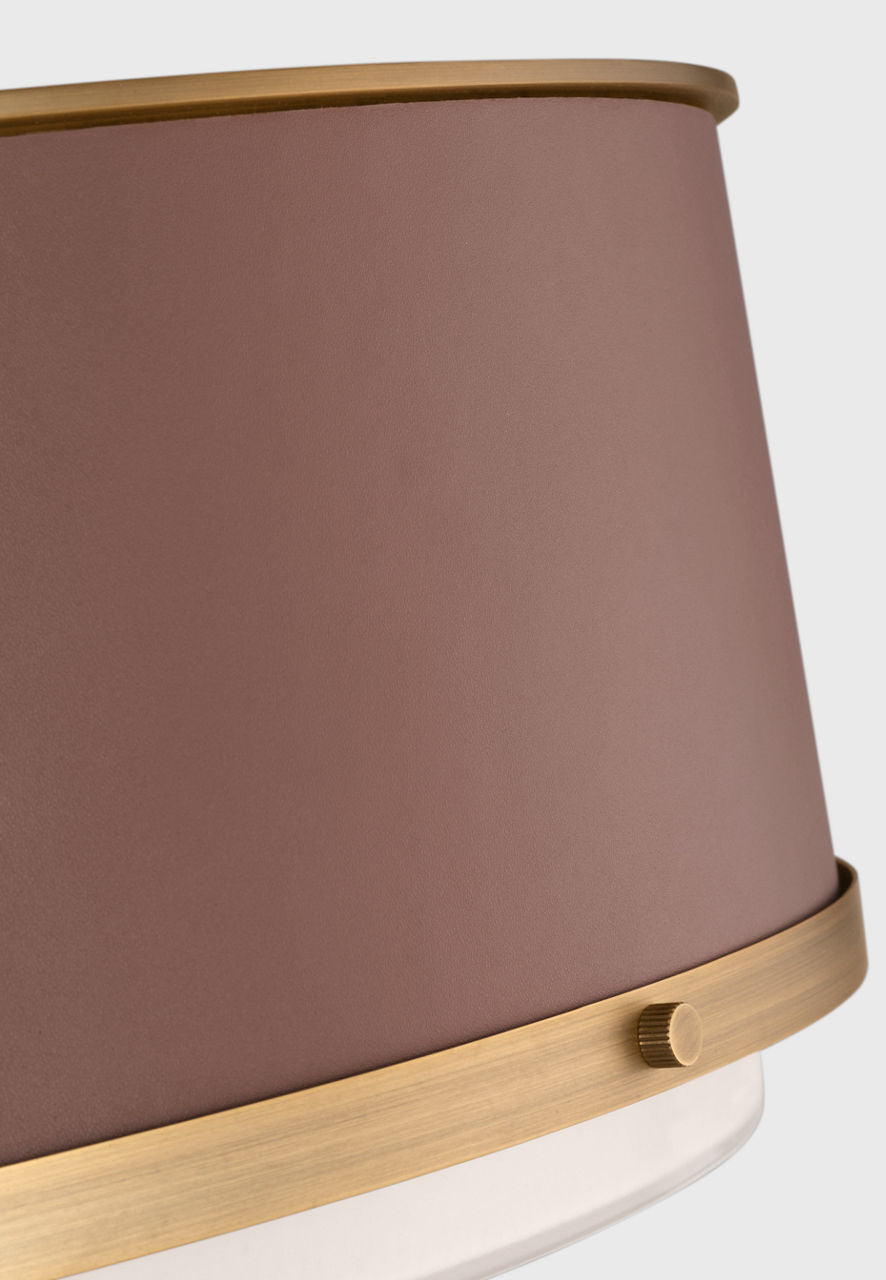 Marlowe Large Flush Mount Time Worn Brass