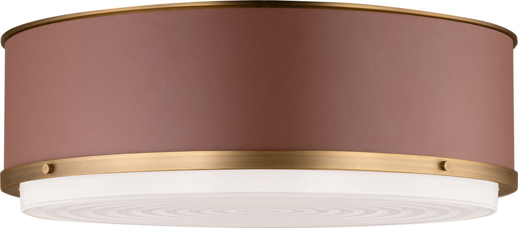 Marlowe Large Flush Mount Time Worn Brass
