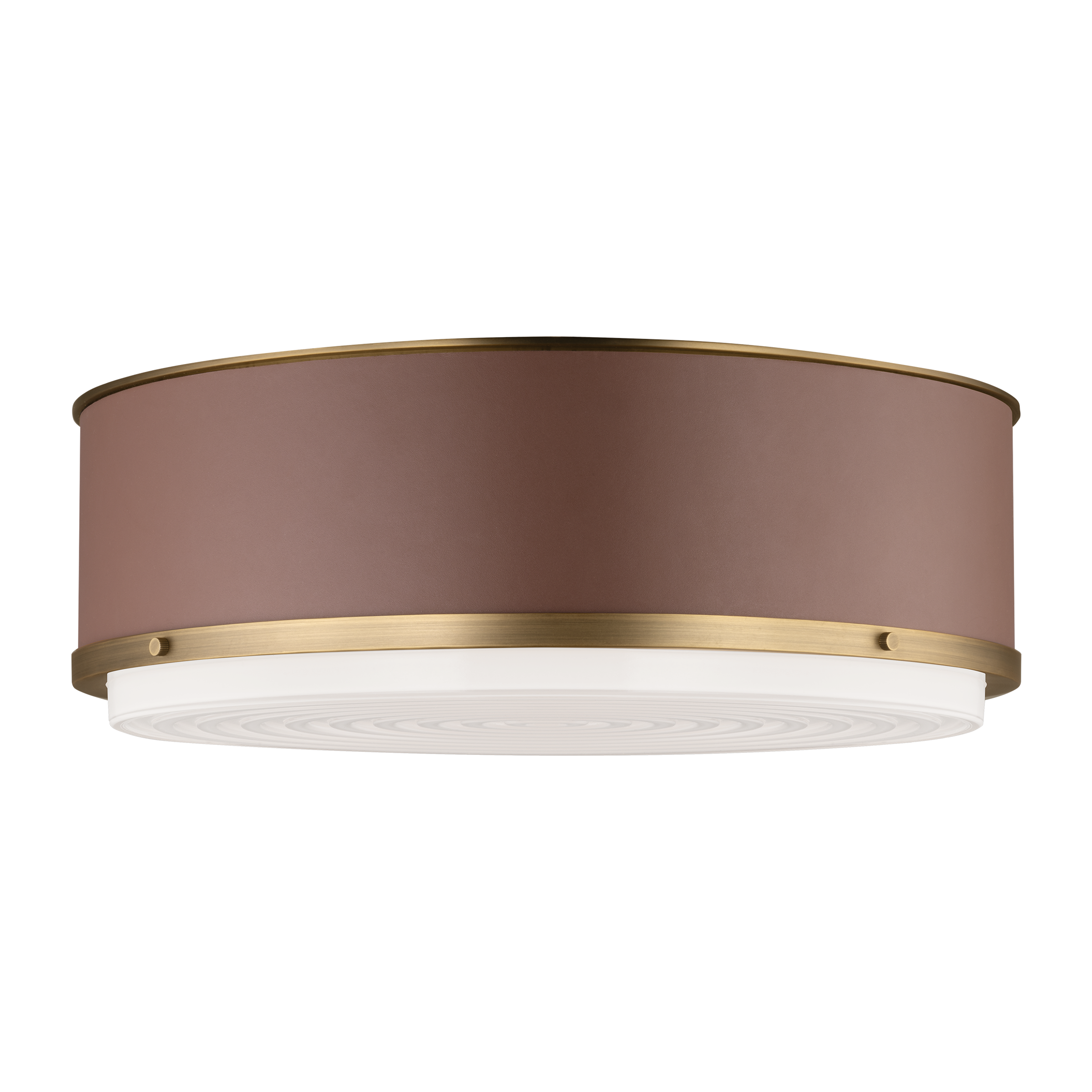Marlowe Large Flush Mount Time Worn Brass