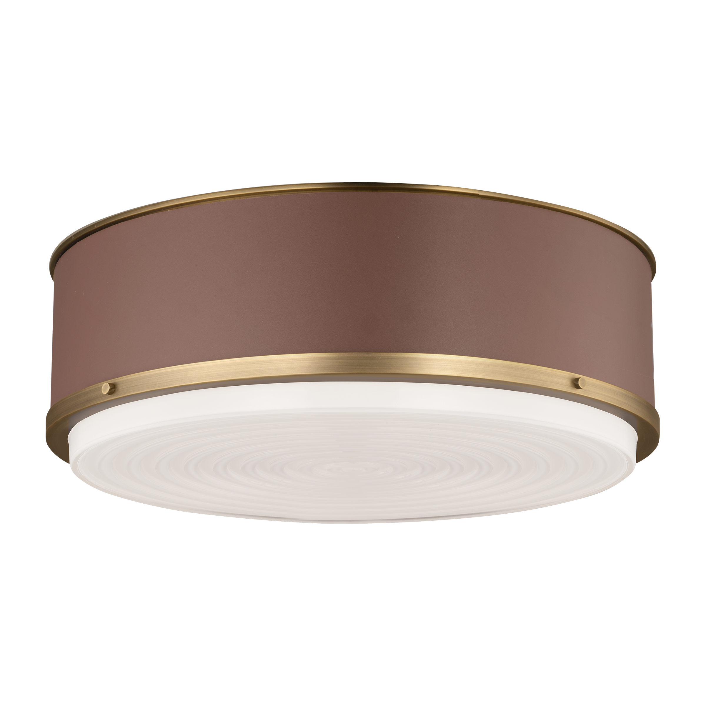 Marlowe Large Flush Mount Time Worn Brass