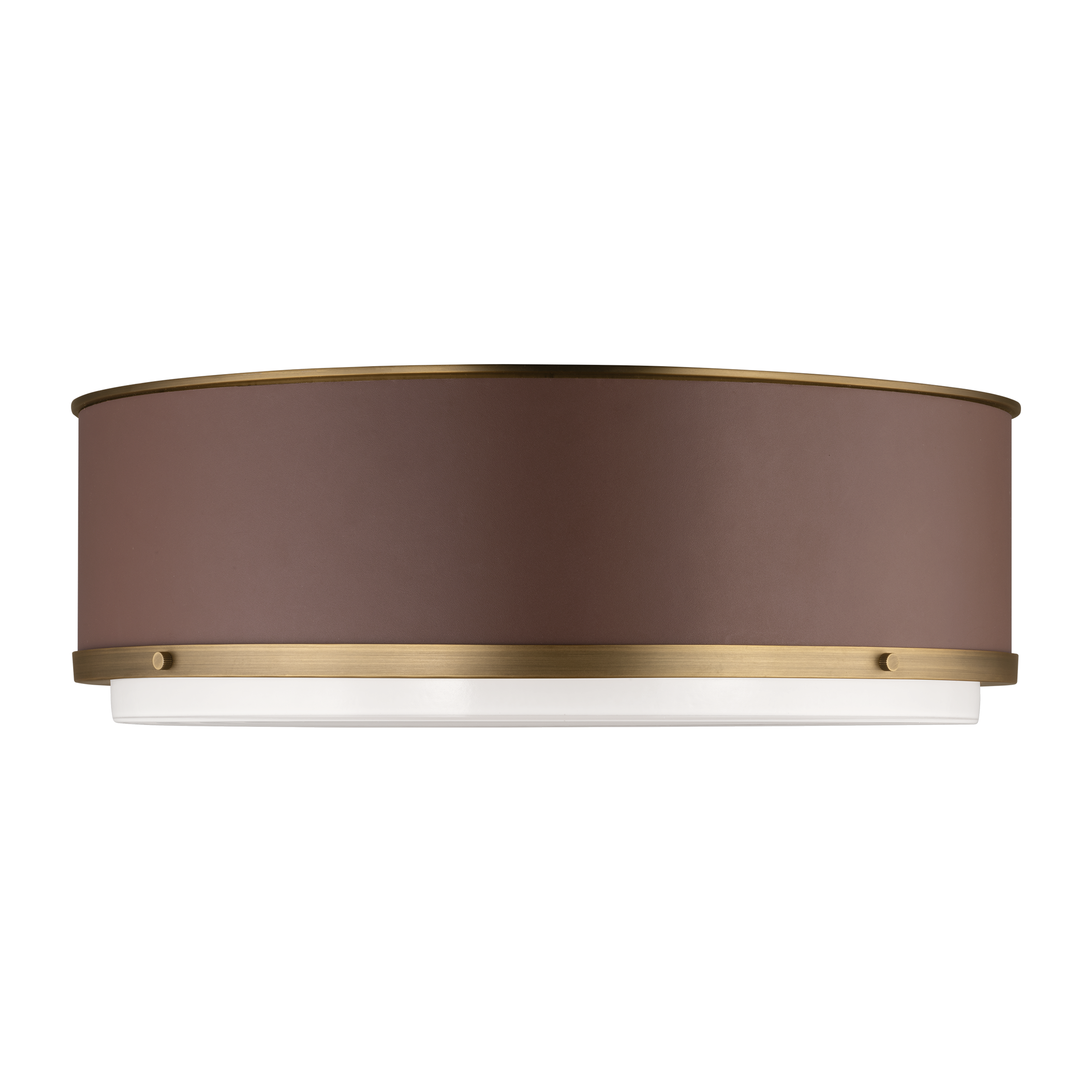 Marlowe Large Flush Mount Time Worn Brass