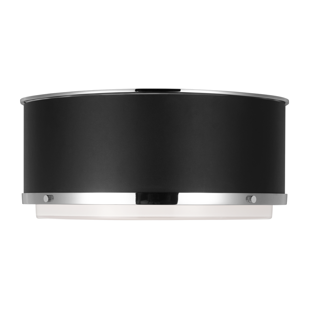 Marlowe Medium Flush Mount Polished Nickel