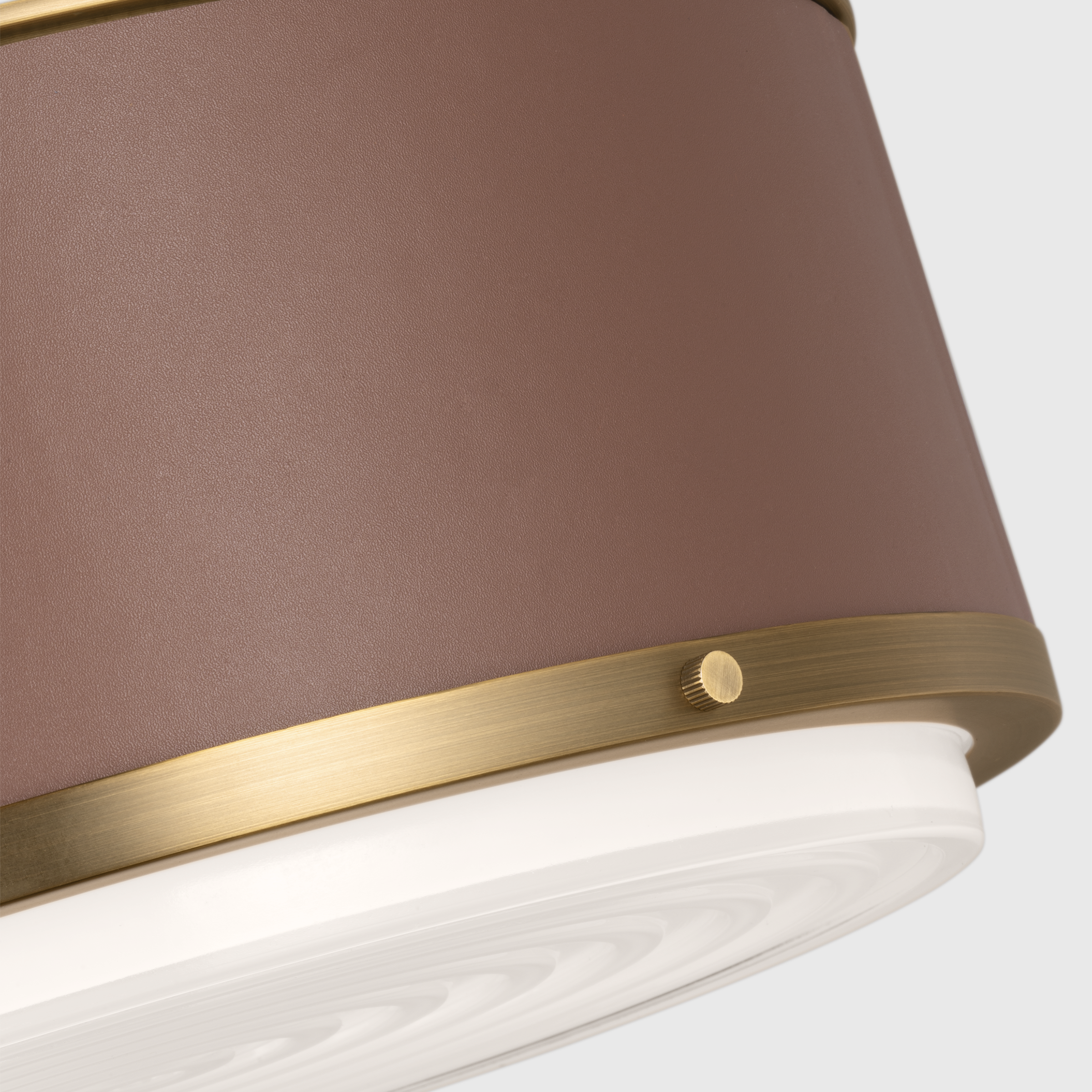 Marlowe Medium Flush Mount Time Worn Brass