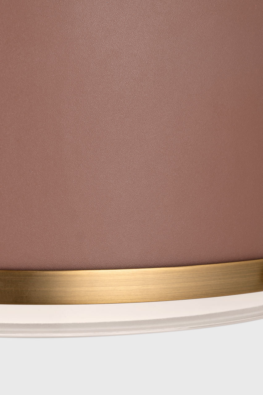 Marlowe Medium Flush Mount Time Worn Brass