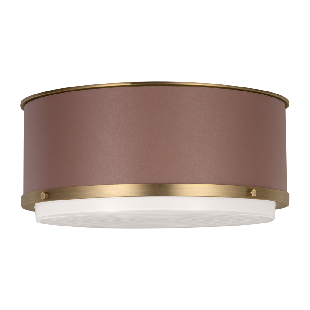 Marlowe Medium Flush Mount Time Worn Brass