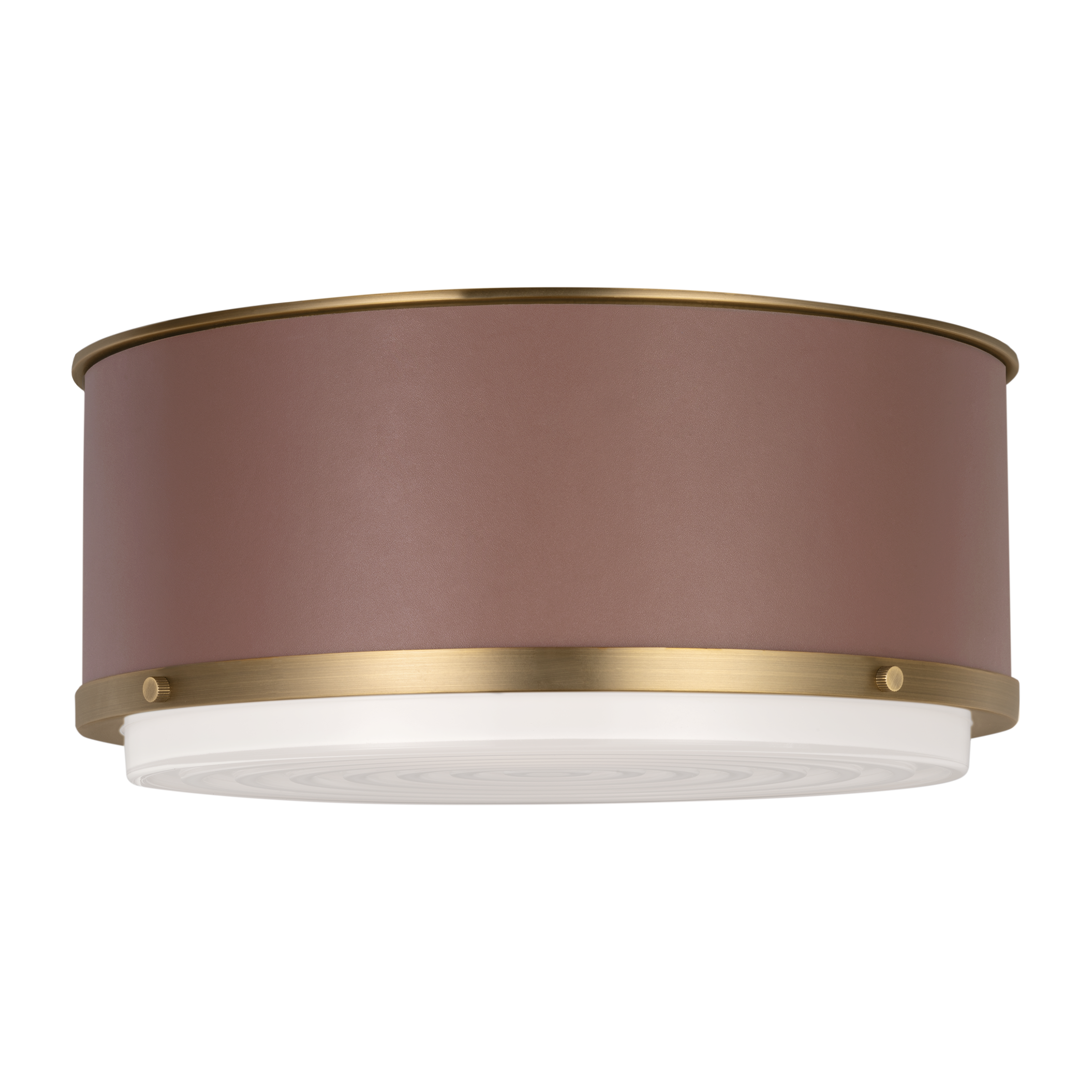 Marlowe Medium Flush Mount Time Worn Brass