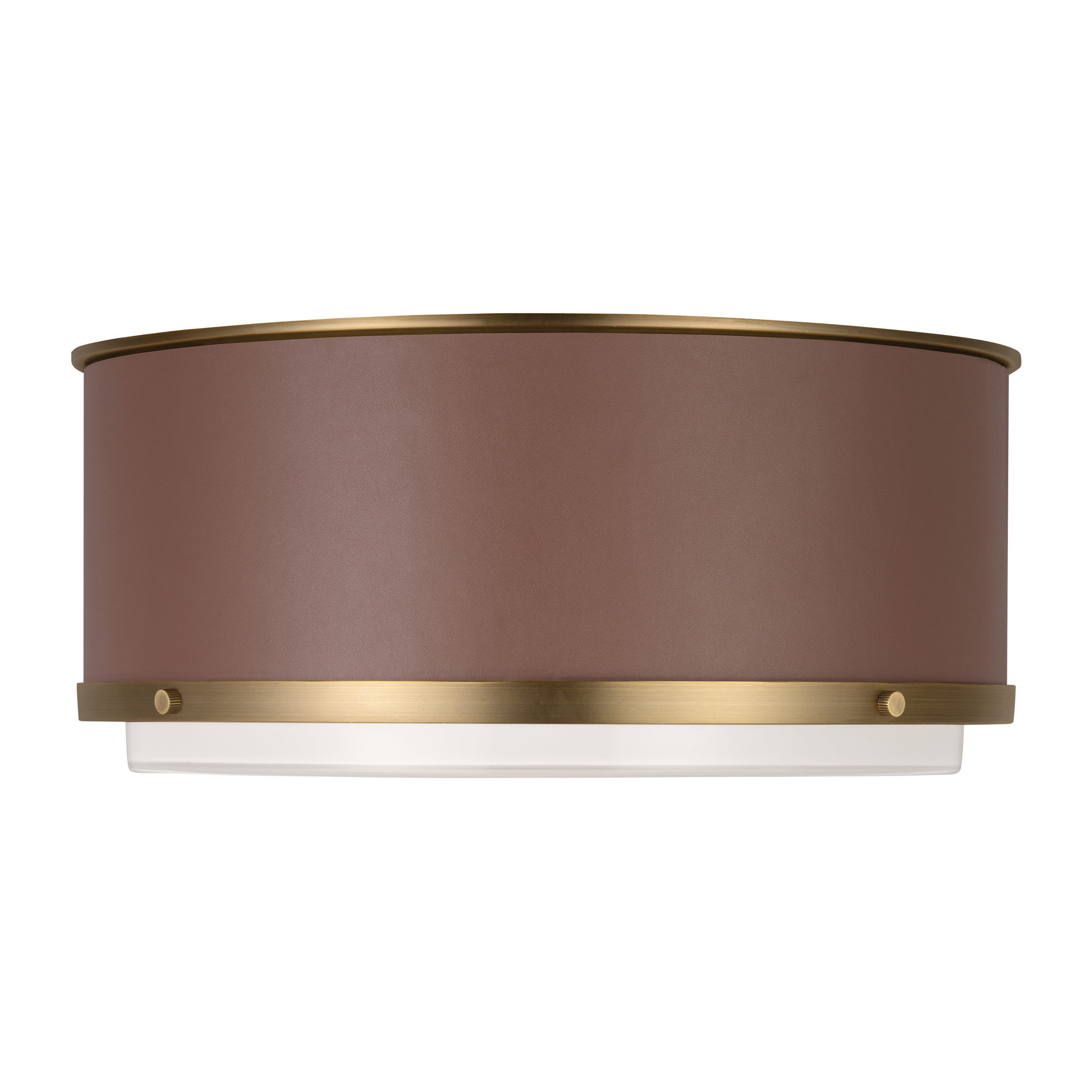 Marlowe Medium Flush Mount Time Worn Brass