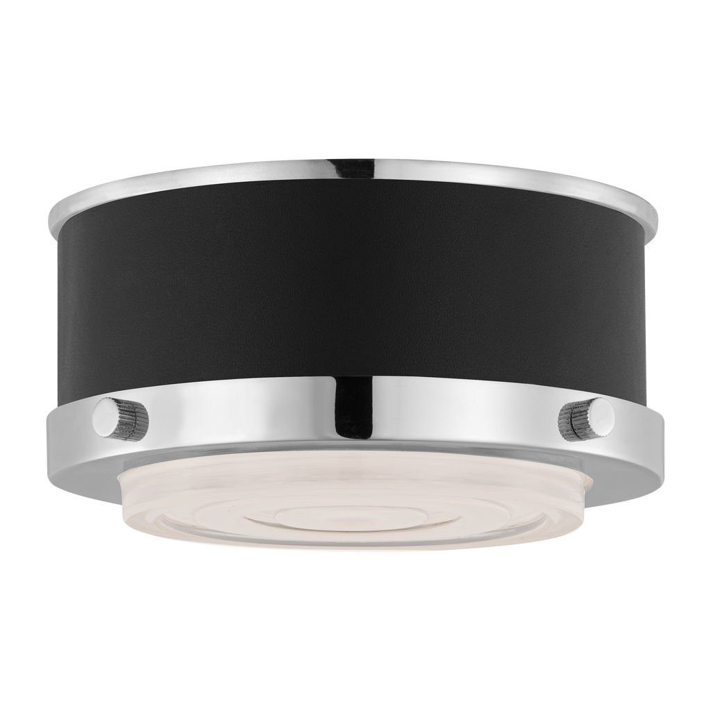 Marlowe Mini Flush Mount Polished Nickel Bulbs Inc