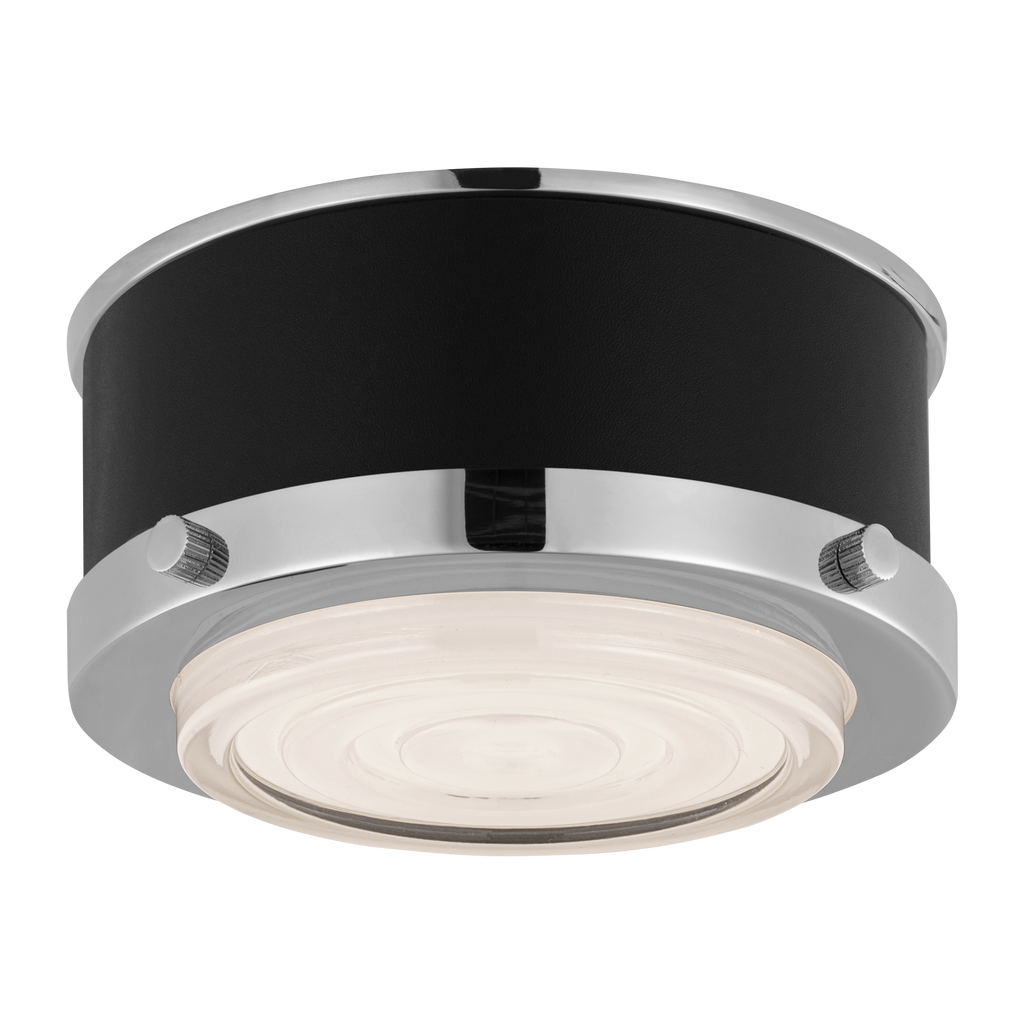 Marlowe Mini Flush Mount Polished Nickel Bulbs Inc