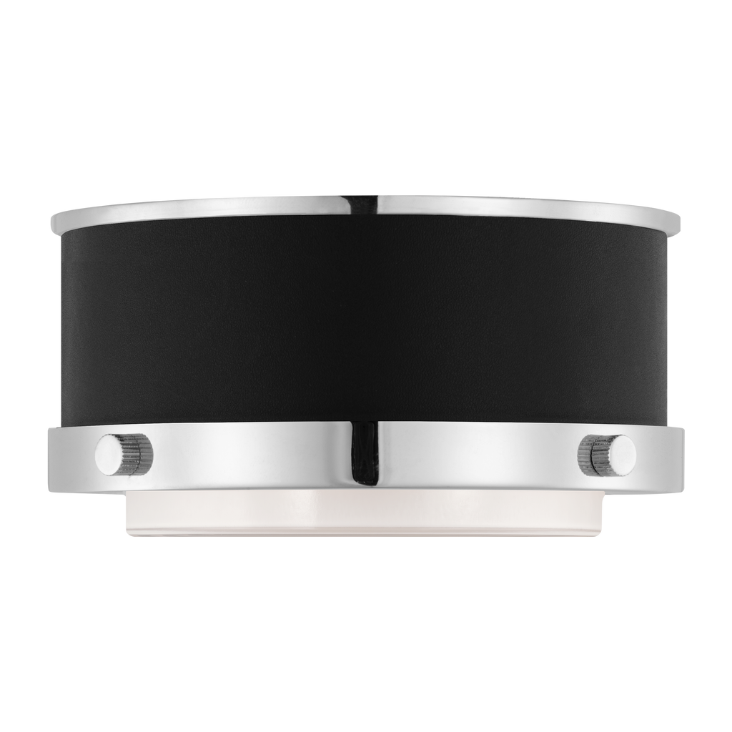 Marlowe Mini Flush Mount Polished Nickel Bulbs Inc