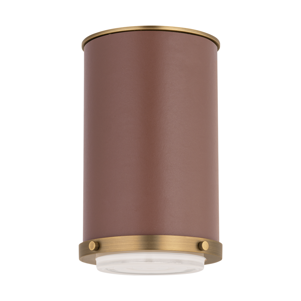 Marlowe Small Flush Mount Time Worn Brass