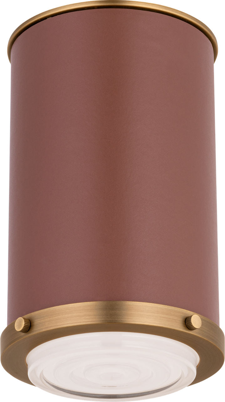 Marlowe Small Flush Mount Time Worn Brass