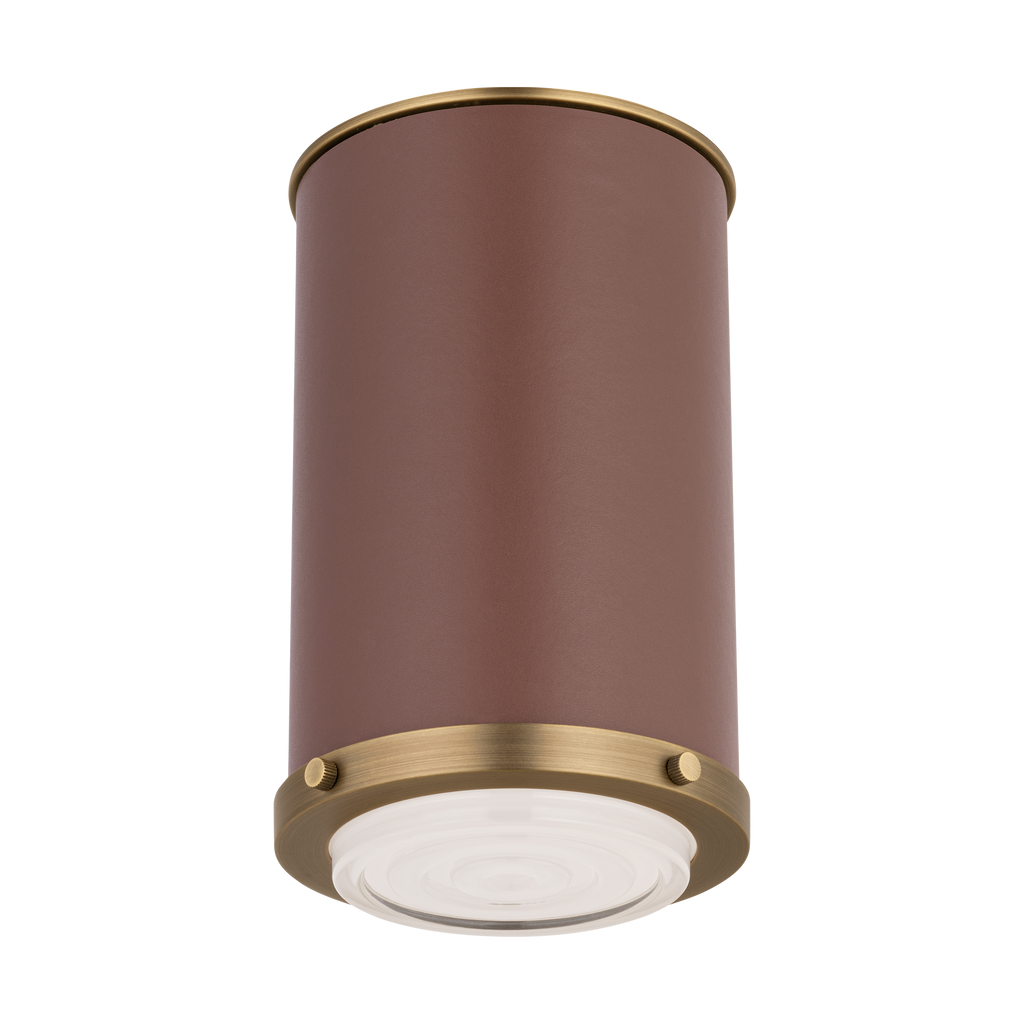 Marlowe Small Flush Mount Time Worn Brass
