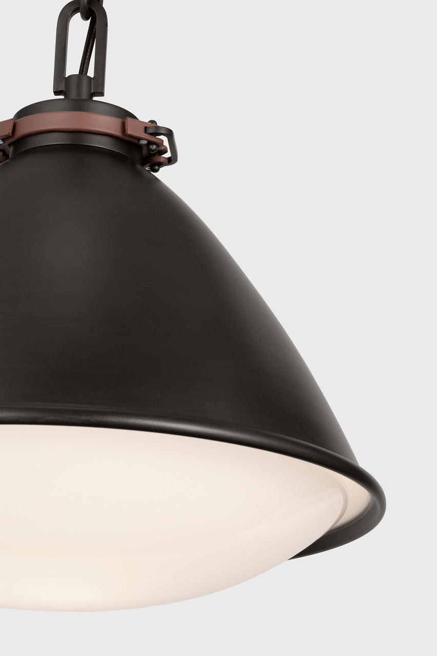 Hayward Medium Pendant Aged Iron