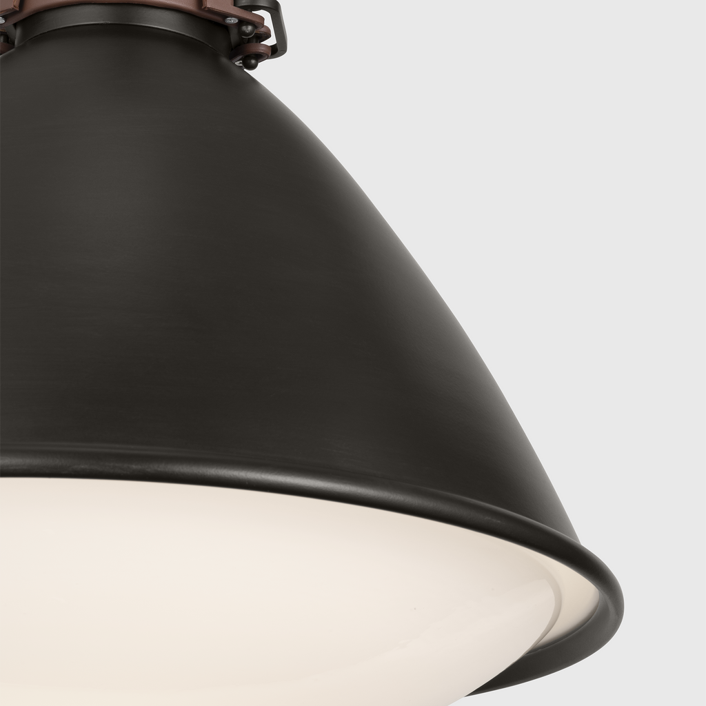 Hayward Medium Pendant Aged Iron