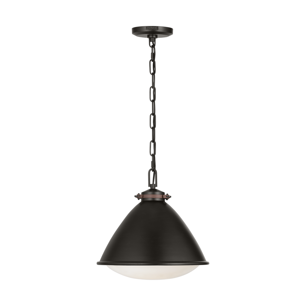 Hayward Medium Pendant Aged Iron